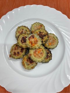 ゴーヤの肉詰め〜カレー風味〜-レシピのメイン写真