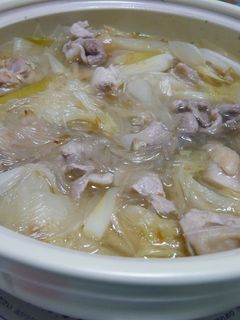 白菜と鶏と豚でさっぱり鍋-レシピのメイン写真