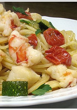 プリプリの食感が楽しい海老と帆立のパスタ-レシピのメイン写真