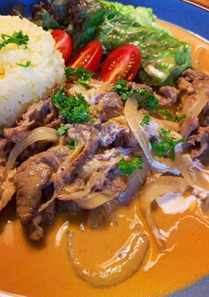 ビーフストロガノフ-レシピのメイン写真