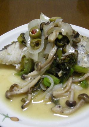 めだいと香味野菜のレンジ蒸し-レシピのメイン写真