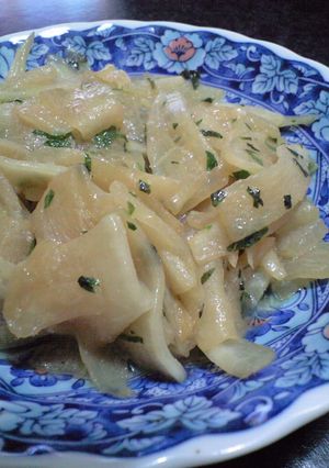 大根と大葉の味噌炒め-レシピのメイン写真