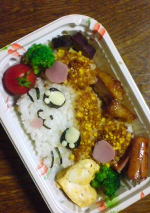 キャラ弁☆可愛いとっとこハム太郎♪-レシピのメイン写真