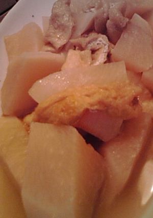 寒～い日に◇丸大根とお揚げの煮もの-レシピのメイン写真