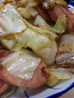 ご飯がすすむ!ソーセージとキャベツ炒め-レシピのメイン写真
