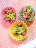 ✿ウインナーとキャベツの胡麻ゆかり和え✿