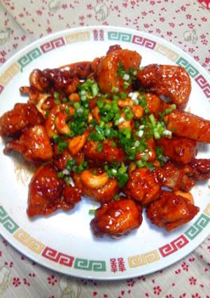 長芋と鳥肉の甘辛和え-レシピのメイン写真