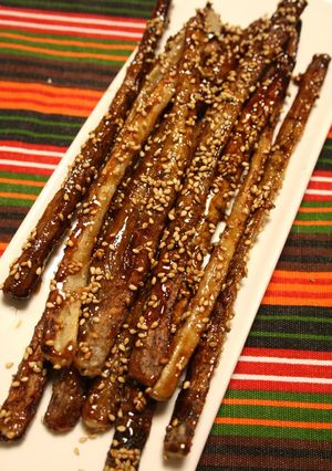 ごぼうが1本食べられる～甘辛胡麻がらめ-レシピのメイン写真