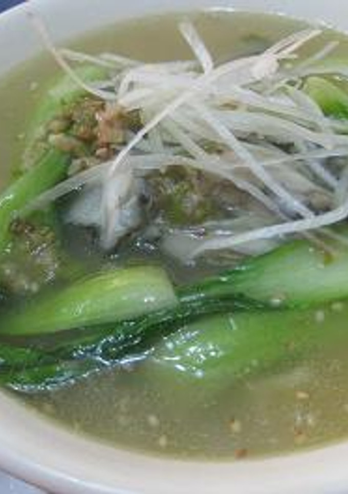 牡蠣と青梗菜の塩ラーメン-レシピのメイン写真