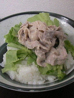 わさび豚丼。-レシピのメイン写真