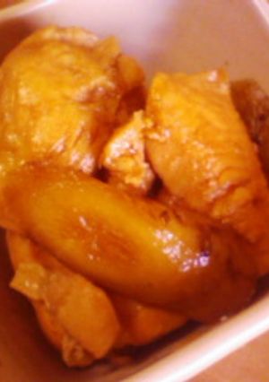 余ったビールで簡単鶏肉とゴボウのビール煮-レシピのメイン写真