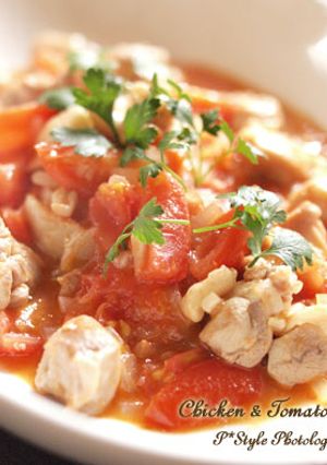 短時間でできる☆鶏肉とトマトのイタリア風-レシピのメイン写真