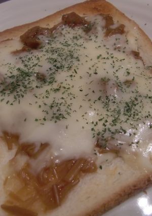 簡単♪なめたけとチーズのトースト-レシピのメイン写真