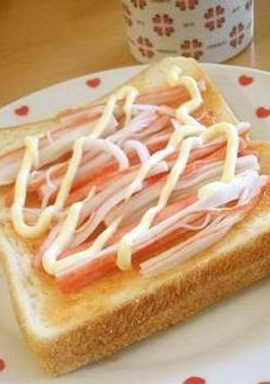 カニカマトースト★-レシピのメイン写真