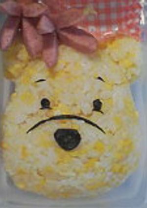 プーさんのキャラ弁-レシピのメイン写真