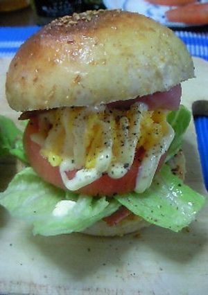 ☆バンズでBLT＆Tサンド　パートⅡ☆-レシピのメイン写真