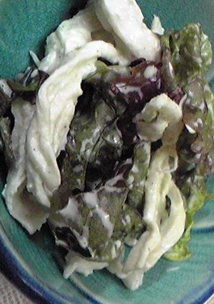 ♪鶏胸肉とレタスのコールスロー風♪-レシピのメイン写真