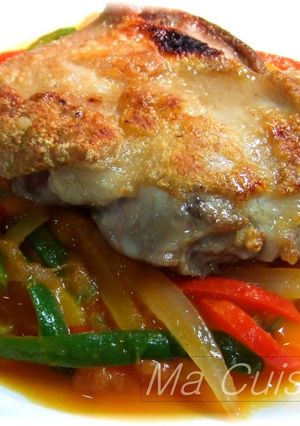 チキンソテー　バスク風-レシピのメイン写真