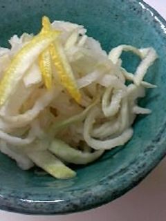 切り干し大根のゆず酢あえ-レシピのメイン写真