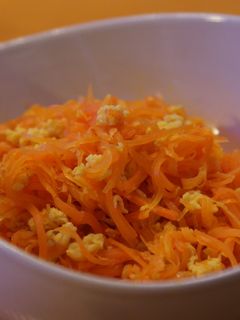 にんじんと卵のバター炒め-レシピのメイン写真