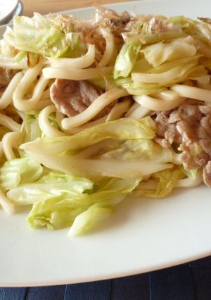 醤油味の焼きうどん-レシピのメイン写真