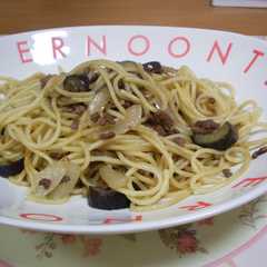 รูปของ 挽き肉と茄子のパスタ☆
