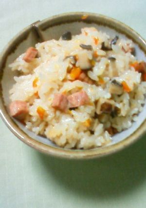 チャーシュー炊き込みご飯-レシピのメイン写真