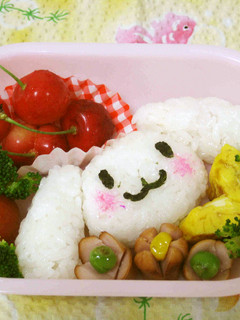 【話題入り】キャラ弁★シナモロール弁当-レシピのメイン写真