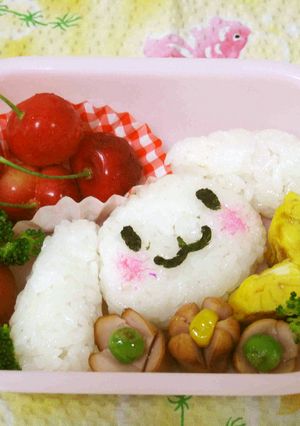 【話題入り】キャラ弁★シナモロール弁当-レシピのメイン写真