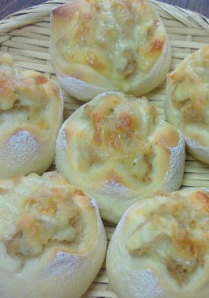 食べ切り量☆ツナマヨ豆乳パン-レシピのメイン写真