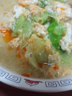 サッポロ一番塩ラーメン×レタス-レシピのメイン写真