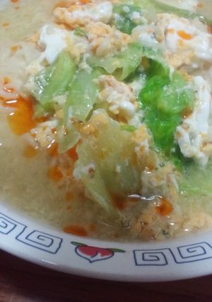 サッポロ一番塩ラーメン×レタス-レシピのメイン写真