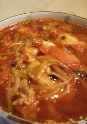 中華三昧(四川風)で中本?!ラーメン-レシピのメイン写真