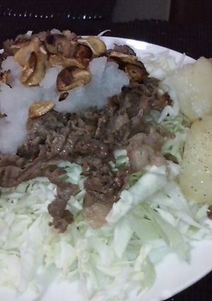 牛肉のおろしポン酢かけ-レシピのメイン写真