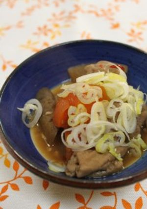 圧力鍋でピリ辛もつ煮込み-レシピのメイン写真