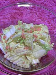 白菜と鮭の梅昆布サラダ-レシピのメイン写真