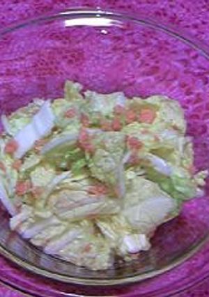 白菜と鮭の梅昆布サラダ-レシピのメイン写真