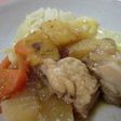 圧力鍋3分 さつまいもと鶏肉のさっぱり煮