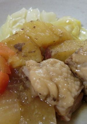 圧力鍋3分　さつまいもと鶏肉のさっぱり煮-レシピのメイン写真