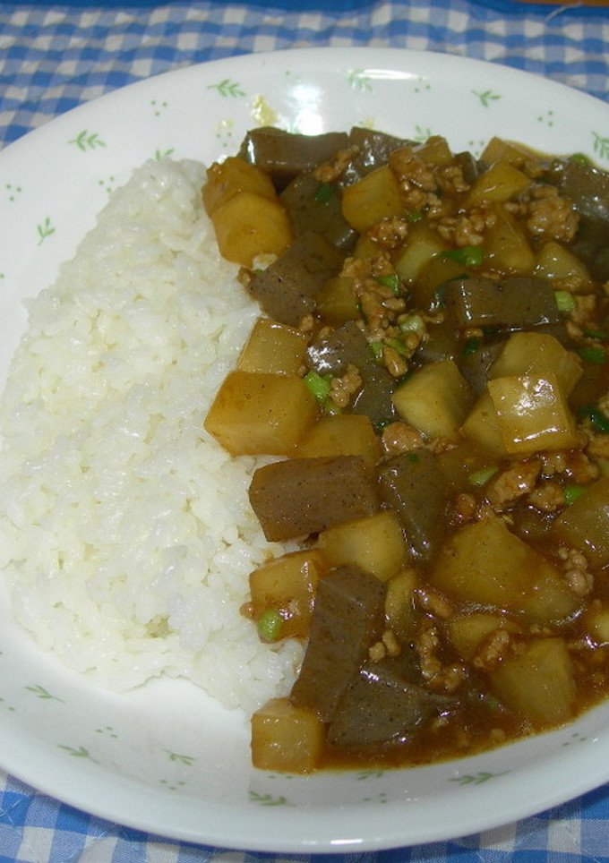 大根とコンニャクの和風カレー-レシピのメイン写真