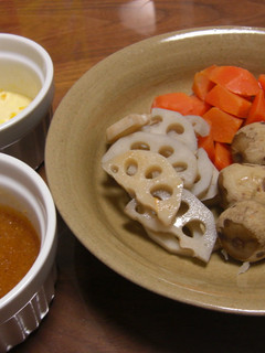 蒸し根菜のみそ&マヨディップサラダ-レシピのメイン写真