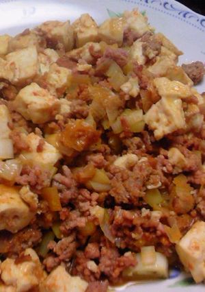 麻婆風ケチャップ豆腐-レシピのメイン写真
