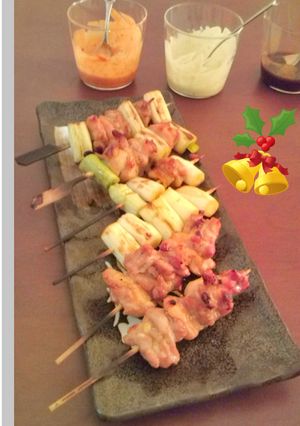 ☆グリルde焼き鳥☆簡単マヨソースで♪-レシピのメイン写真