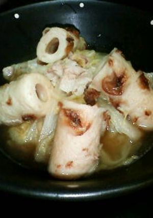 簡単！　白菜　豚肉　ちくわのほんわか煮-レシピのメイン写真