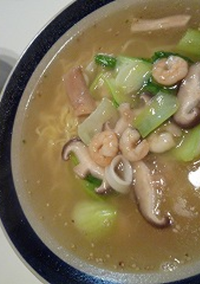 北京風海鮮とろみ塩ラーメン-レシピのメイン写真