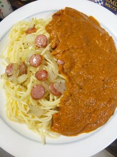 コラーゲン鍋の素であんかけスパゲティ-レシピのメイン写真