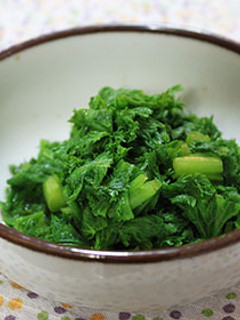 わさび菜の辛し和え-レシピのメイン写真