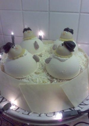 クリスマス　アイスケーキを　手作りで-レシピのメイン写真