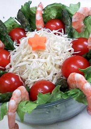 エビ花火サラダ-レシピのメイン写真