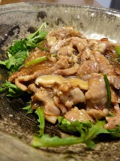 春菊と。豚と春雨の炒め煮-レシピのメイン写真